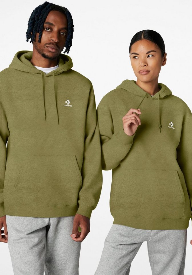 Converse Kapuzensweatshirt EMBROIDERED STAR CHEVRON BRUSHED BACK FLEECE HOODIE (1-tlg) Unisex von Converse