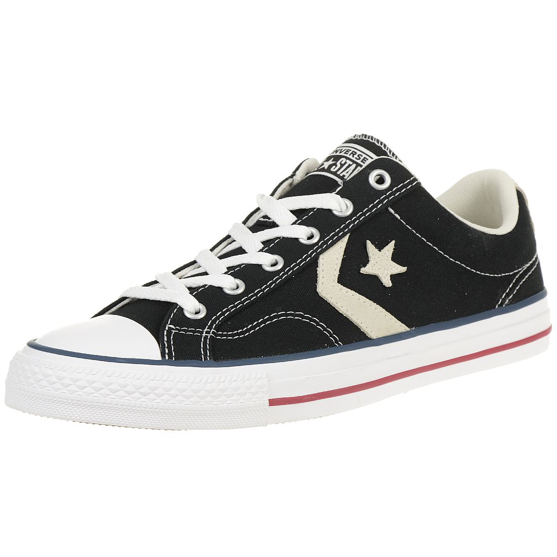 Converse STAR PLAYER OX Schuhe Sneaker Canvas Schwarz 144145C von Converse