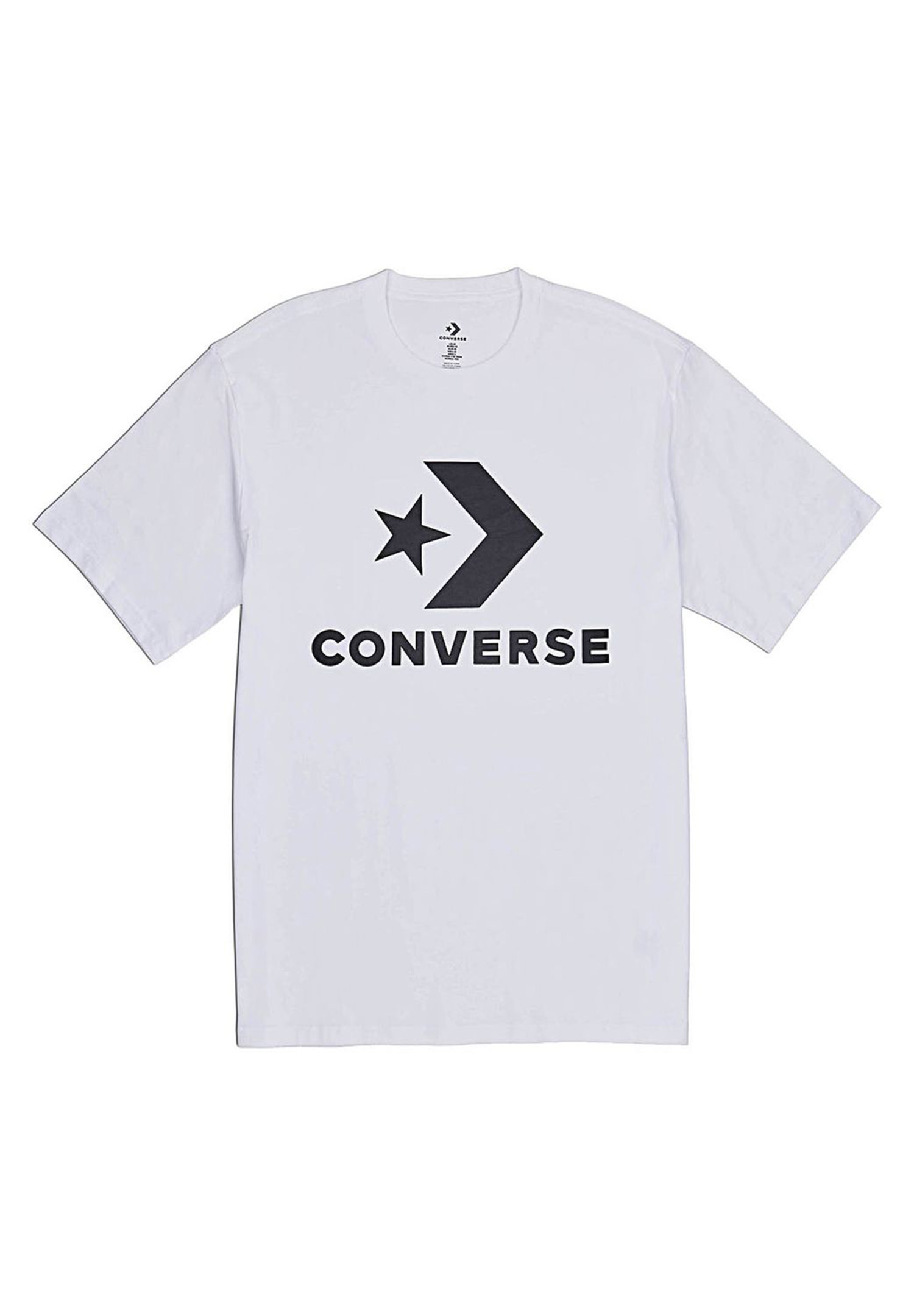 Converse Star Chevron Center Front Tee Damen T-Shirt 10018569 Weiß von Converse