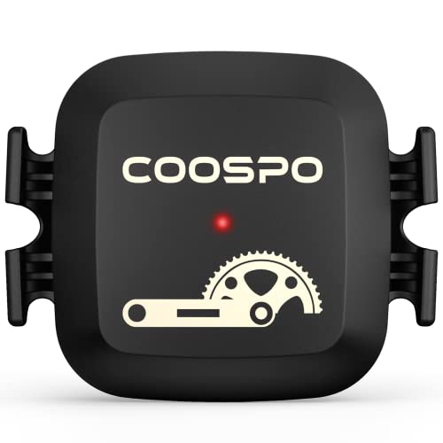 COOSPO Fahrrad Geschwindigkeitssensor und Trittfrequenzsensor Bluetooth ANT+, Cadence Speed Sensor IP67 Wasserdicht Kompatibel mit Fahrradcomputer, Zwift, Rouvy, Kinomap und mehr von CooSpo