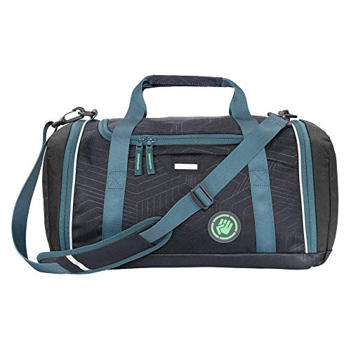 Coocazoo Sporttasche SporterPorter „Diveman“, blau mit Nasswäschefach, Seitentasche, Schuhfach, Abnehmbarer und verstellbarem Schultergurt, für Jungen ab der 5. Klasse, 20 Liter von Coocazoo