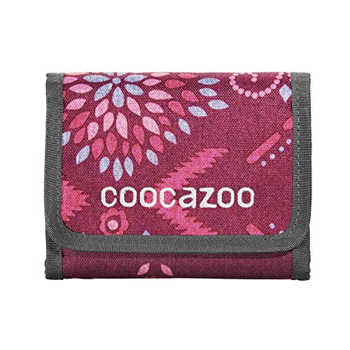 Coocazoo Geldbeutel CashDash „Tribal Melange“, pink, Portmonnaie mit Sichtfenster, Münzfach, viele Kartenfächer, Klettverschluss, für Mädchen ab der 5. Klasse von Coocazoo
