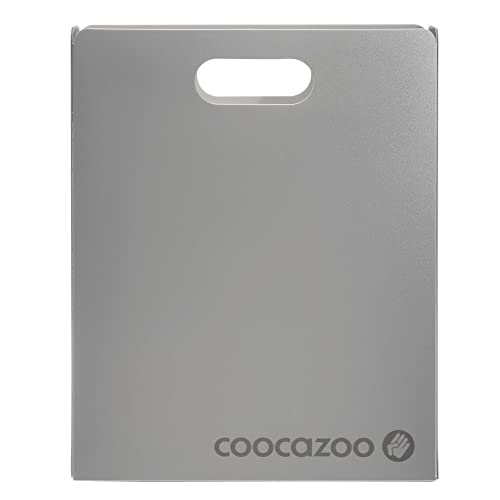 coocazoo Heftbox, Black, mit Tragegriff, Heftordner/Heftmappe/Sammelbox für Schulrucksäcke, ab der 3. Klasse, bis zur Einer DIN-A4 Größe von Coocazoo