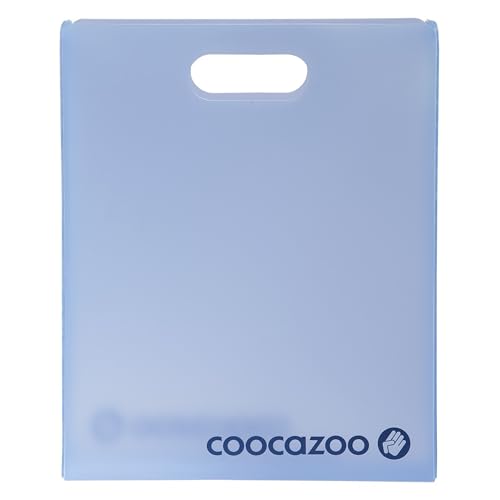 coocazoo Heftbox, Blue, mit Tragegriff, Heftordner/Heftmappe/Sammelbox für Schulrucksäcke, ab der 3. Klasse, bis zur Einer DIN-A4 Größe von Coocazoo