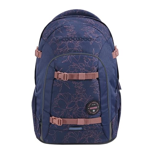 coocazoo Schulrucksack Joker „Sweet Rose“, lila-rosa, ergonomischer & anpassbarer Tornister, höhen- & größenverstellbar, mit Brustgurt & Hüftgurt, ab der 3. Klasse von Coocazoo