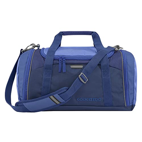 coocazoo Sporttasche „All Blue“, blau, Hauptfach, Nasswäschefach, Seitentasche, Reflektoren, 20 Liter, ab der 3. Klasse von Coocazoo