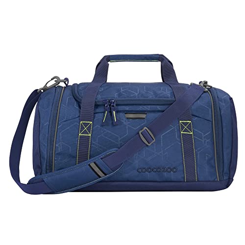 coocazoo Sporttasche „Blue Bash“, blau, Hauptfach, Nasswäschefach, Seitentasche, Reflektoren, 20 Liter, ab der 3. Klasse von Coocazoo