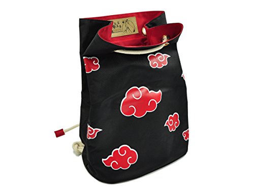 CoolChange Hochwertige Akatsuki Tasche | Seesack mit roten Wolken von CoolChange