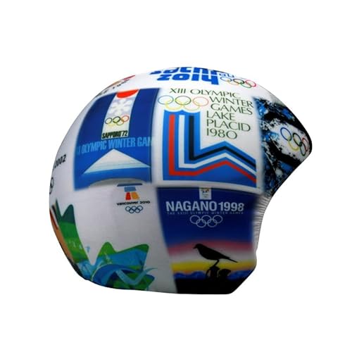COOLCASC Multisport Helm Cover Winter OLIMPIADE Print von Coolcasc