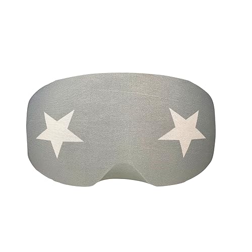 Coolcasc Skibrillenüberzug – Grey Stars von Coolcasc