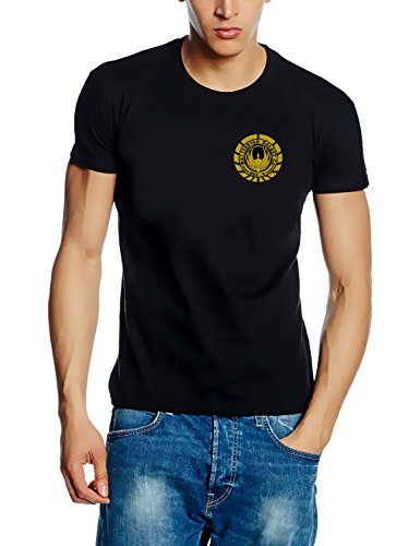 Coole-Fun-T-Shirts Battlestar Galactica t-Shirt schwarz GR.L von Coole-Fun-T-Shirts