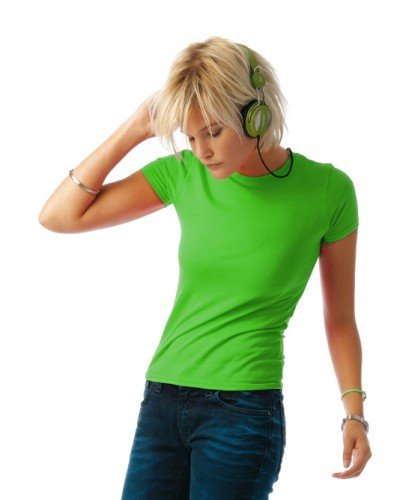 Coole-Fun-T-Shirts Damen NEON GIRLY T-SHIRT floureszierend neongreen, M von Coole-Fun-T-Shirts