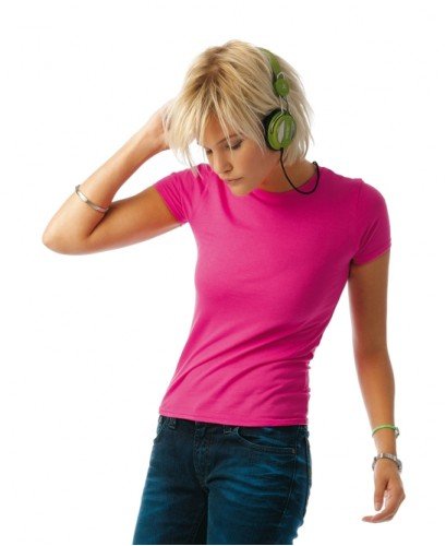 Coole-Fun-T-Shirts Damen NEON GIRLY T-SHIRT floureszierend neonpink, XS von Coole-Fun-T-Shirts