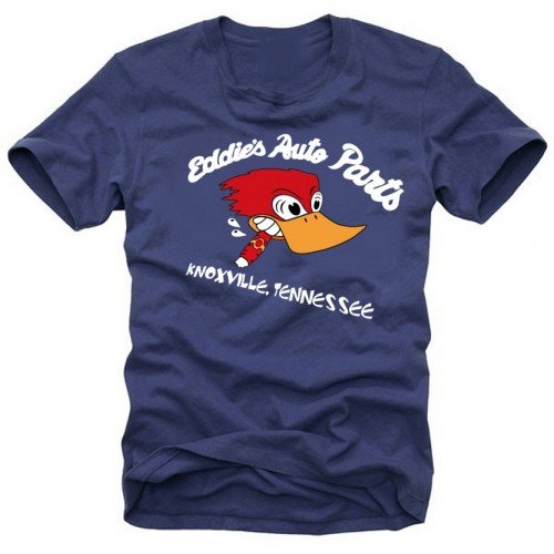 Coole-Fun-T-Shirts Eddies Auto Parts - Jack Ass - Knoxville Navy T-Shirt, GR.S von Coole-Fun-T-Shirts