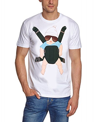 Coole-Fun-T-Shirts Hangover Baby - T-Shirt - Weiss, GR.XXL von Coole-Fun-T-Shirts