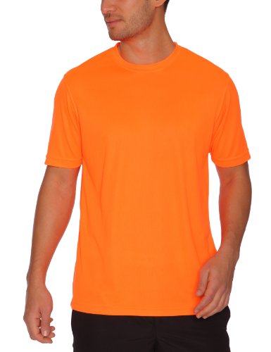 Coole-Fun-T-Shirts Herren NEON T-Shirt floureszierend Neonorange, M von Coole-Fun-T-Shirts