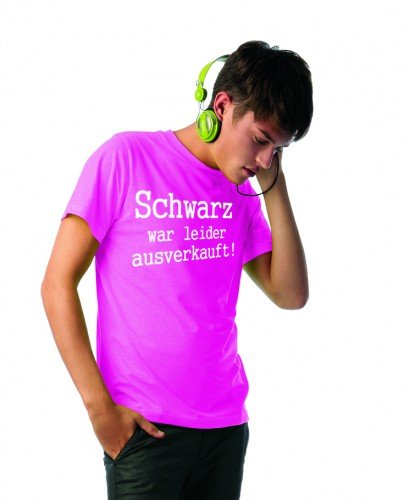 Coole-Fun-T-Shirts Herren Schwarz war leider ausverkauft ! T-Shirt, neonpink, L von Coole-Fun-T-Shirts