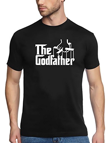 Coole-Fun-T-Shirts Herren The Godfather - DER Pate - T-Shirt schwarz, L von Coole-Fun-T-Shirts