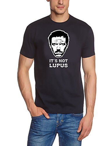Coole-Fun-T-Shirts It s not Lupus Dr.House T-Shirt Navy - T-Shirt, GR.M von Coole-Fun-T-Shirts