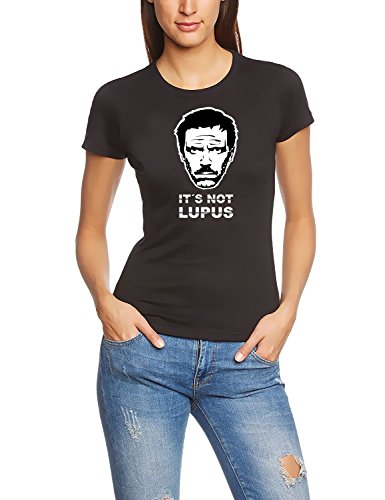 Coole-Fun-T-Shirts It s not Lupus Dr.House T-Shirt schwarz_Girly - T-Shirt, GR.XL von Coole-Fun-T-Shirts