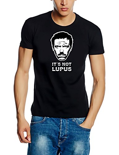 Coole-Fun-T-Shirts It s not Lupus Dr.House T-Shirt schwarz - T-Shirt, GR.L von Coole-Fun-T-Shirts