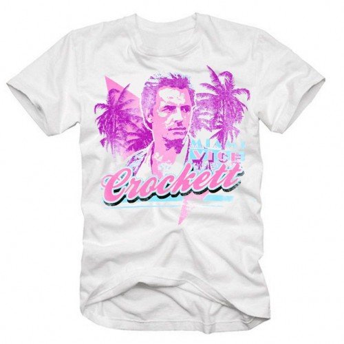 Coole-Fun-T-Shirts Miami VICE - Sonny Crocket - T-Shirt - Weiss, GR.M von Coole-Fun-T-Shirts