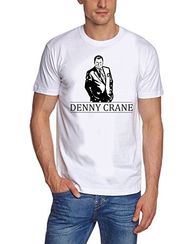 Coole-Fun-T-Shirts Denny Crane- Boston LEGAL - Weiss/schwarz T-Shirt GR.XXXL von Coole-Fun-T-Shirts