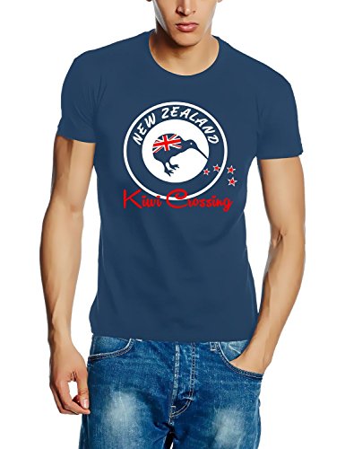 Coole-Fun-T-Shirts New Zealand NEU Kiwi Crossing NEUSEELAND Tshirt-Stoneblue GR.L Coole-Fun-T-Shirts New Zealand NEU Kiwi Crossing NEUSEELAND Tshirt-Stoneblue GR.L von Coole-Fun-T-Shirts