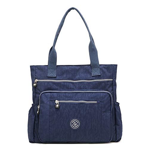 Coolives Damen Vintage Handtasche Casual Schultertasche für Frauen Navy blau EINWEG von Coolives