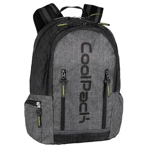 Coolpack E31629, Schulrucksack IMPACT BLACK/GREY, Multicolor, 45 x 30 x 15 cm von CoolPack