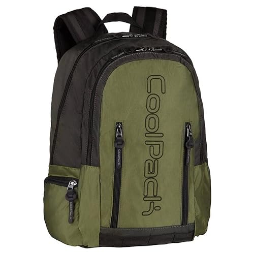 Coolpack E31631, Schulrucksack IMPACT OLIVE, Multicolor, 45 x 30 x 15 cm von CoolPack
