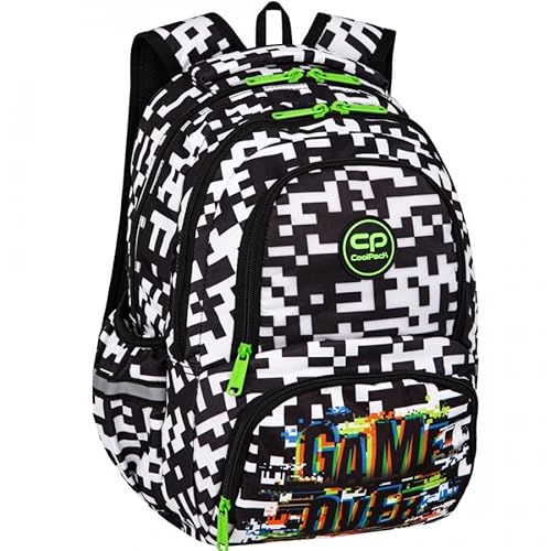 Coolpack F001679, Schulrucksack SPINER TERMIC GAME OVER, Multicolor, 41 x 30 x 13 cm von CoolPack