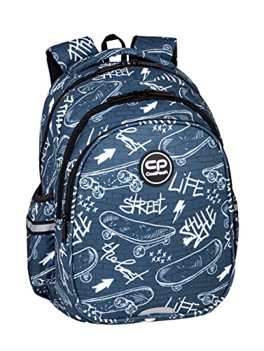 Coolpack F029697, Schulrucksack Jerry STREET LIFE, Blue von CoolPack