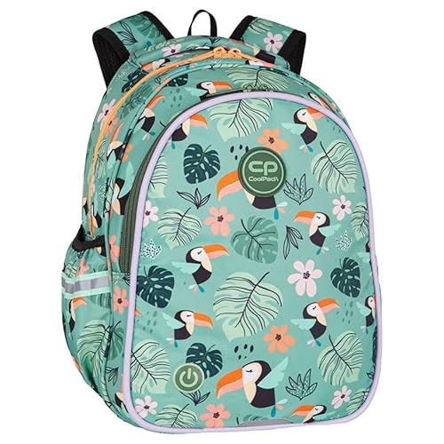 Coolpack F110662, Schulrucksack JIMMY LED TOUCANS, Green von CoolPack