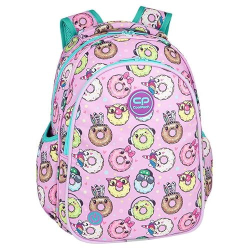 Coolpack F110665, Schulrucksack JIMMY LED HAPPY DONUTS, Pink von CoolPack