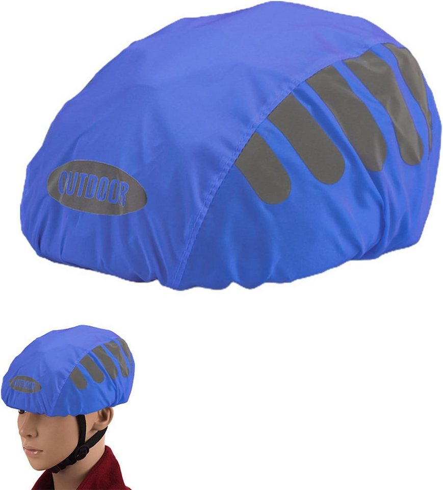 Coonoor Fahrradhelmüberzug Reflektierende Fahrrad Regenhaube, Fahrradhelm Regenschutz, Wind- und Wasserdichter für alle Helme von Coonoor
