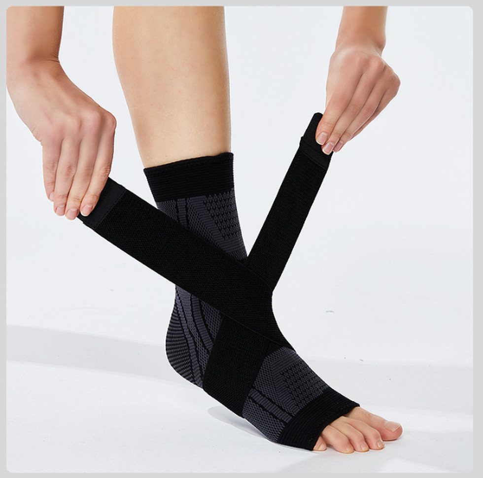 Coonoor Sprunggelenkbandage Hochwertige Fußbandage, Sport Fußgelenk Bandage, 1 Paar verstellbare Knöchelstützen von Coonoor