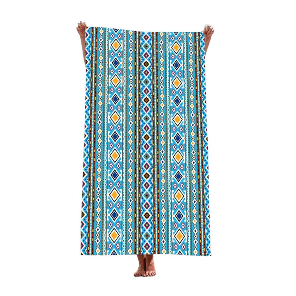 Coonoor Strandtuch XXL Badetuch Strandtuch Microfaser Strandhandtücher 1Set Beach Towels, 180x90 Schnelltrocknend Dünn Strandtücher Groß Leicht Badehandtuch von Coonoor