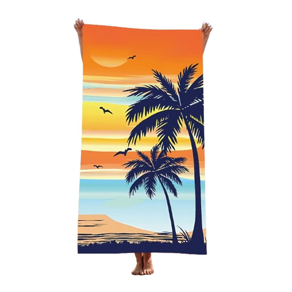 Coonoor Strandtuch XXL Badetuch Strandtuch Microfaser Strandhandtücher 1Set Beach Towels, 180x90 Schnelltrocknend Dünn Strandtücher Groß Leicht Badehandtuch von Coonoor