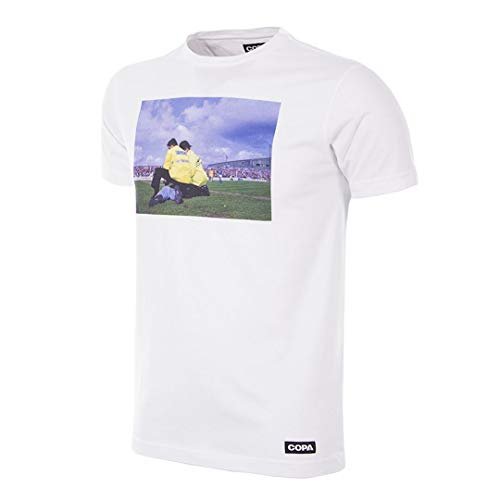 COPA Herren T-Shirt Homes of Football Carlisle United Rundhals T-Shirt XL weiß von COPA