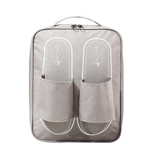 Schuhtaschen für Die Reise Reisetasche zum Packen Schuh-Reisetasche Reise Essentials für Fliegendes Handgepäck Reise-Zubehör für Reisen Tägliche Aufbewahrungstasche (grau) von Copbopwn