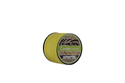 Cordamarket Dyneema Seil, Unisex, für Erwachsene, Unisex-Erwachsene, CDMKDYA040015, gelb, 4mm a 15mts von Cordamarket