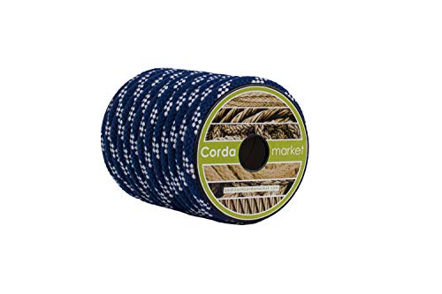 Cordamarket Cuerda skota Seil, blau/weiß, 10mm a 15mts von Cordamarket