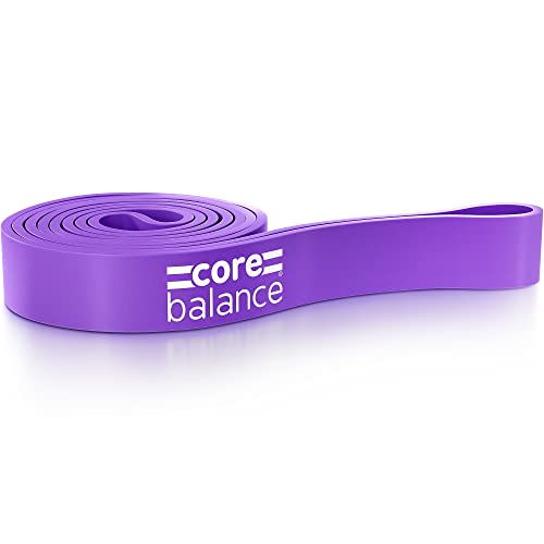 Core Balance Langes Fitnessband Loopband für Fitness Krafttraining unterstützte Pull-ups Pilates Yoga Rehabilitation Naturlatex in 4 Farben (Schwer) von Core Balance