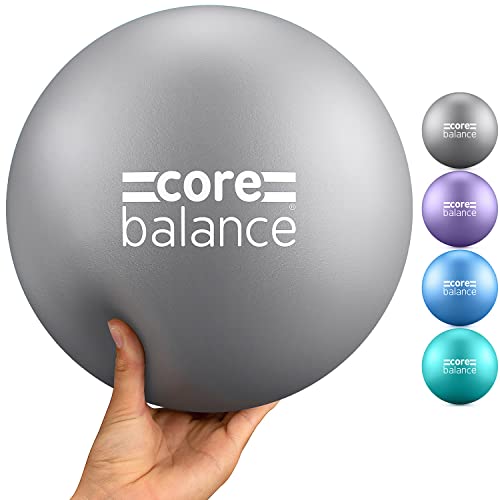 Core Balance Pilatesball - Anti-Burst Yogaball - rutschfestes PVC - Gymnastik, Fitness, Physiotherapie leicht – Einfach Aufzublasen - 200 Kg Maximalgewicht - 23 cm groß, 200 g - 4 von Core Balance