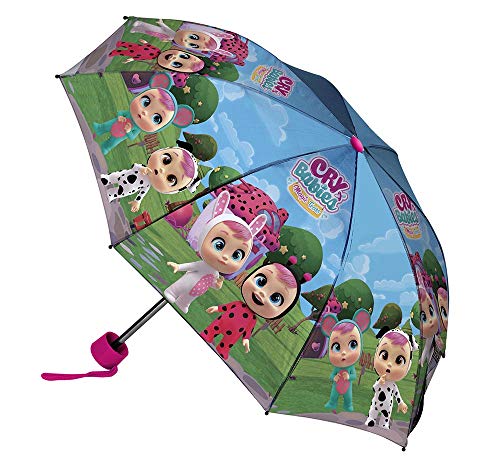 Coriex - Faltbarer Regenschirm Cry Babies, Mehrfarbig, Taglia Unica, Modern von Coriex