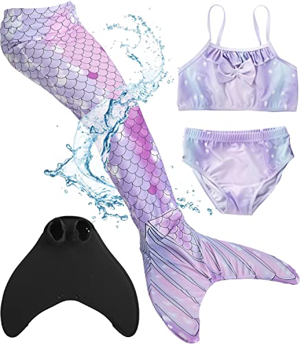 corimori Verschiedene Größen verfügbar | Meerjungfrauenflosse für Mädchen, Kinder, Jugendliche mit Bikini von corimori