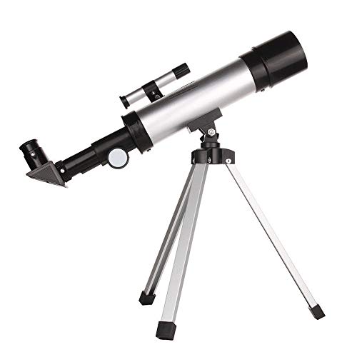 Astronomisches Teleskop (18X-90X) für Kinder HD Refraktor Erziehungswissenschaften Anfänger Teleskop Reflektor Professionelle Teleskope mit Verstellbarem Stativ Sucherfernrohr (F36050M) von Corlidea