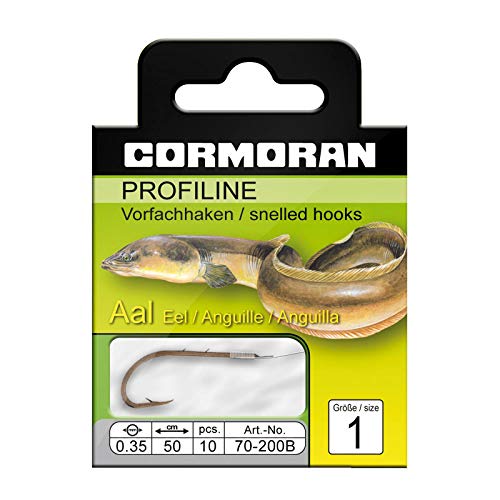 Cormoran PROFILINE Aalhaken brüniert Gr.1 0,35mm von Cormoran