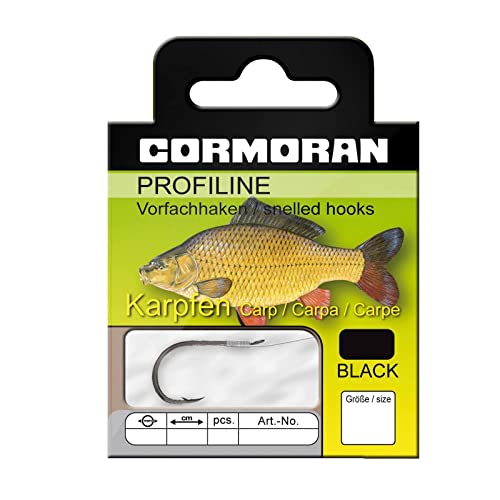 Cormoran PROFILINE Karpfenhaken schwarz Gr.2 0,30mm von Cormoran